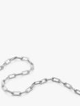 Monica Vinader Mini Paperclip Chain Bracelet, Silver