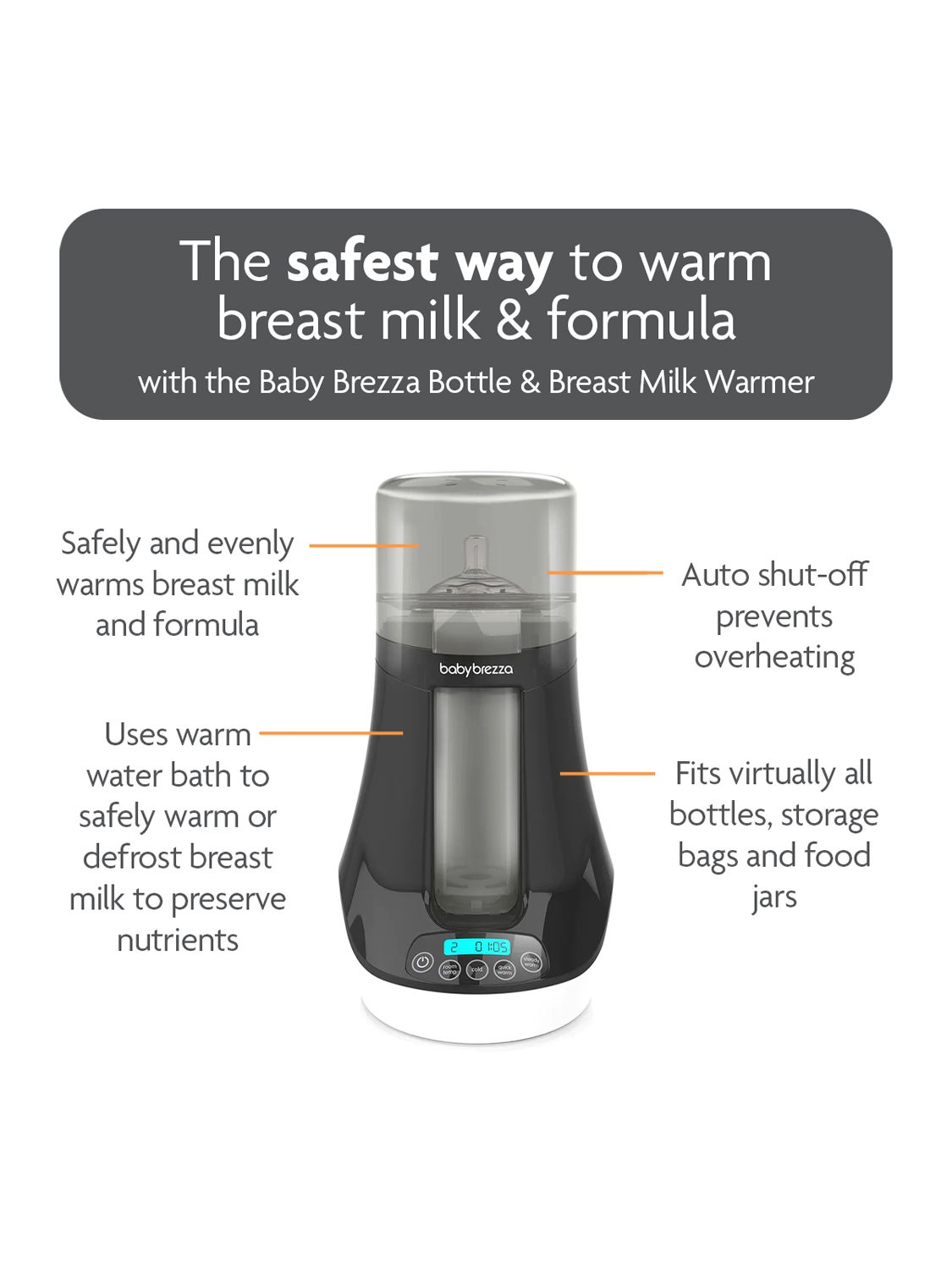 Baby Brezza Bottle, Breastmilk and Food Warmer