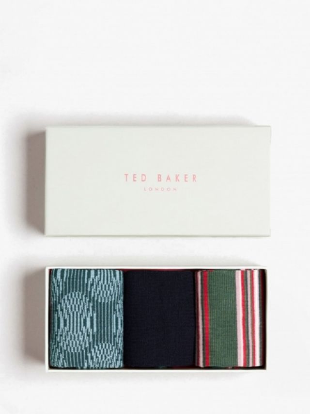 Ted Baker Me to You Socks, Pack of 3, Assorted