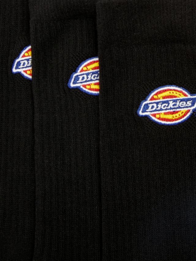 Dickies Valley Grove Socks, Pack of 3, Black