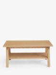 John Lewis Notch Coffee Table, Oak