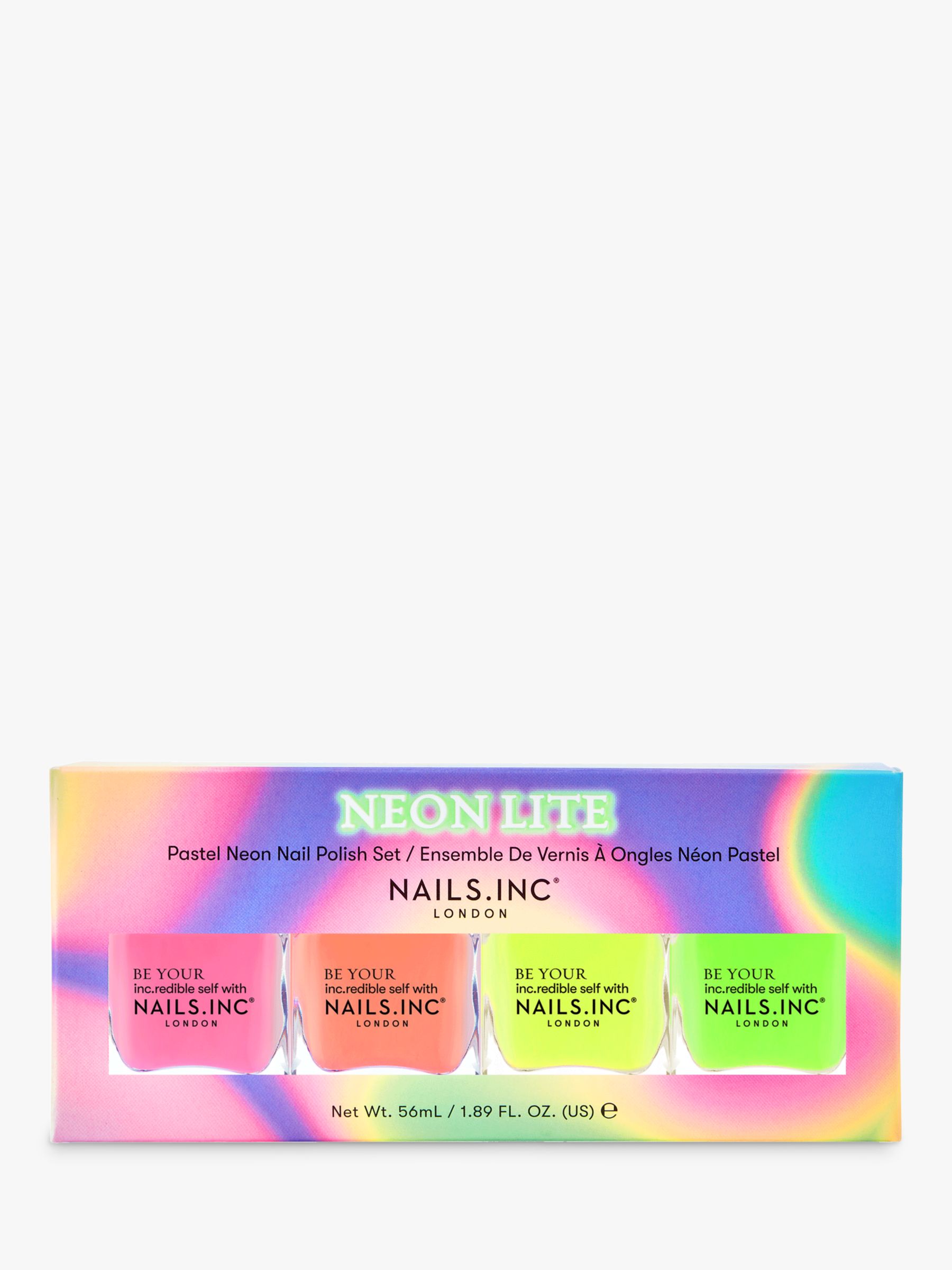 Nails Inc Neon Lite Nail Polish Set, 4 x 14ml 1