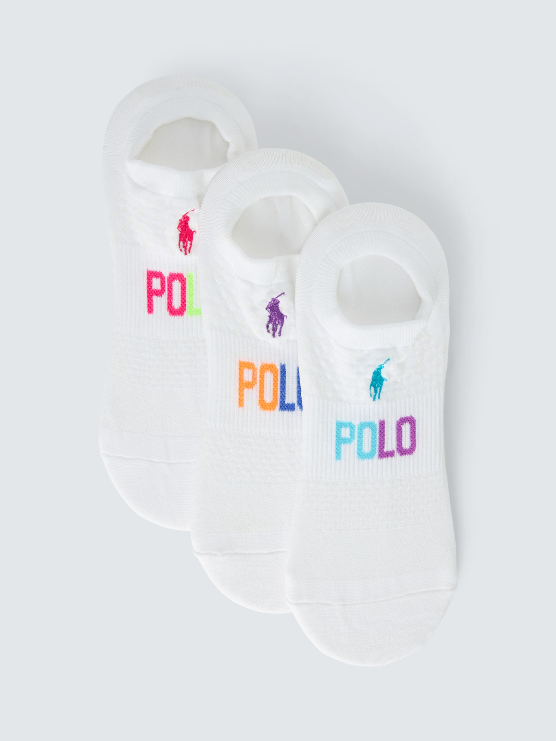 Shop Polo Ralph Lauren ​3-Pack Multi Mesh High Cut Liner Socks Set