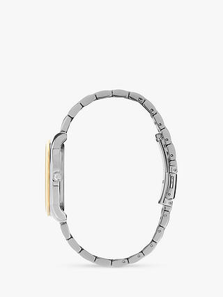 Olivia Burton Women's Starlight Bracelet Strap Watch, Silver/Black/Gold