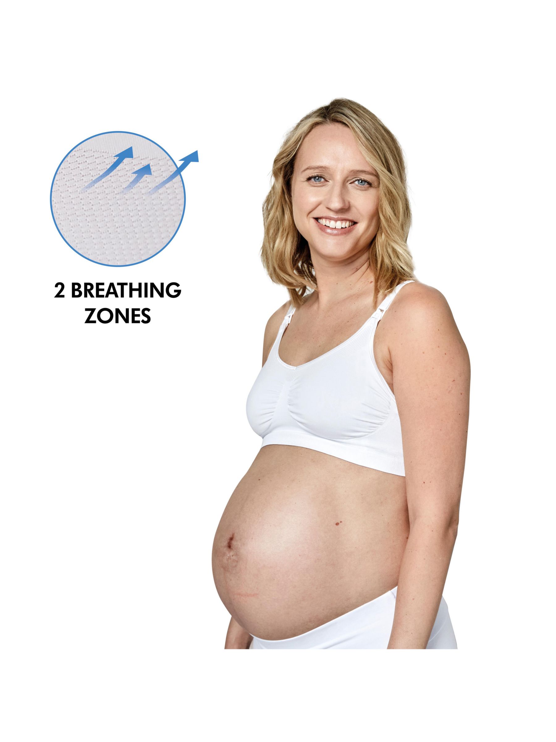 Medela Keep Cool Maternity & Nursing Bra, White at John Lewis & Partners