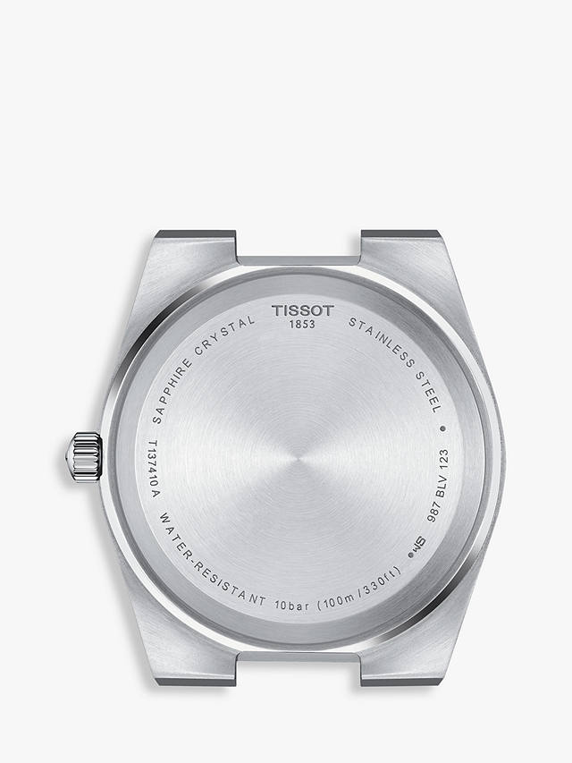 Tissot T1374101109101 Unisex PRX 40 205 Date Bracelet Strap Watch, Silver/Green