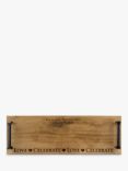 Selbrae House Personalised Oak Wood Serving Tray, 45cm