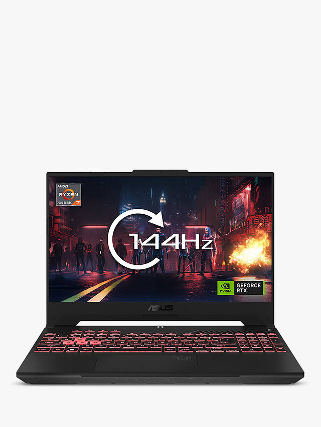 Buy ASUS TUF A15 Gaming Laptop, AMD Ryzen 7 Processor, 16GB RAM, RTX 4050, 512GB SSD, 15.6" Full HD, Black Online at johnlewis.com