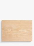John Lewis Leckford Rectangular Chopping Board, 39cm, Ash Wood