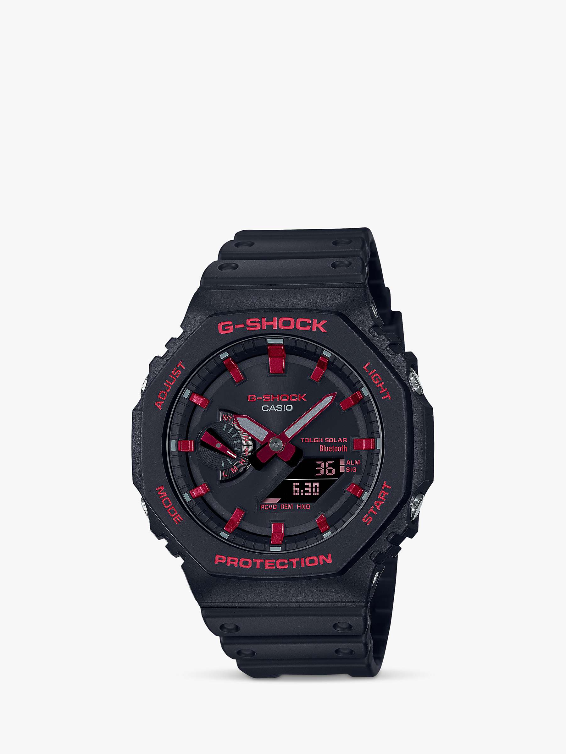 Buy Casio Men's G-Shock Date Solar Resin Strap Watch Online at johnlewis.com