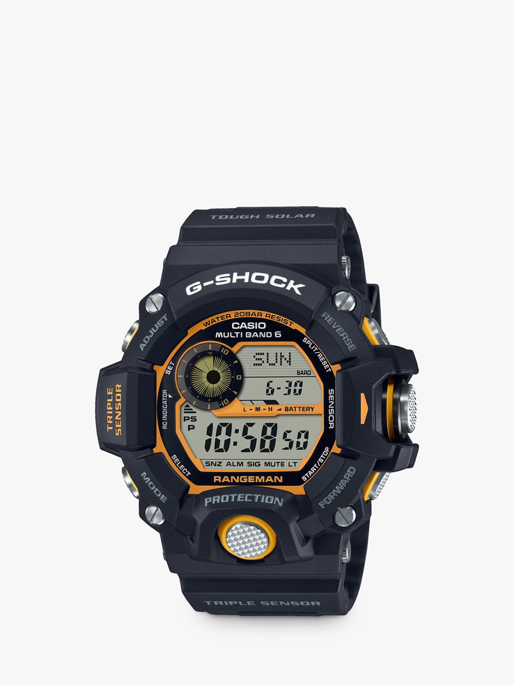 Casio GW-9400Y-1ER G-Shock Master of G Rangeman Solar Resin Strap