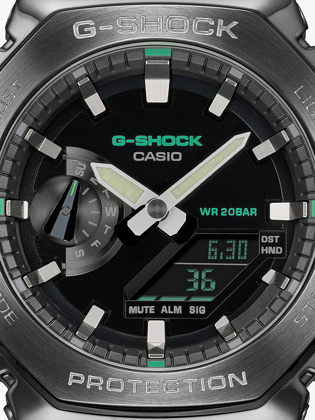 Casio Men's G-Shock Utility Fabric Strap Watch, Green GM-2100CB-3AER
