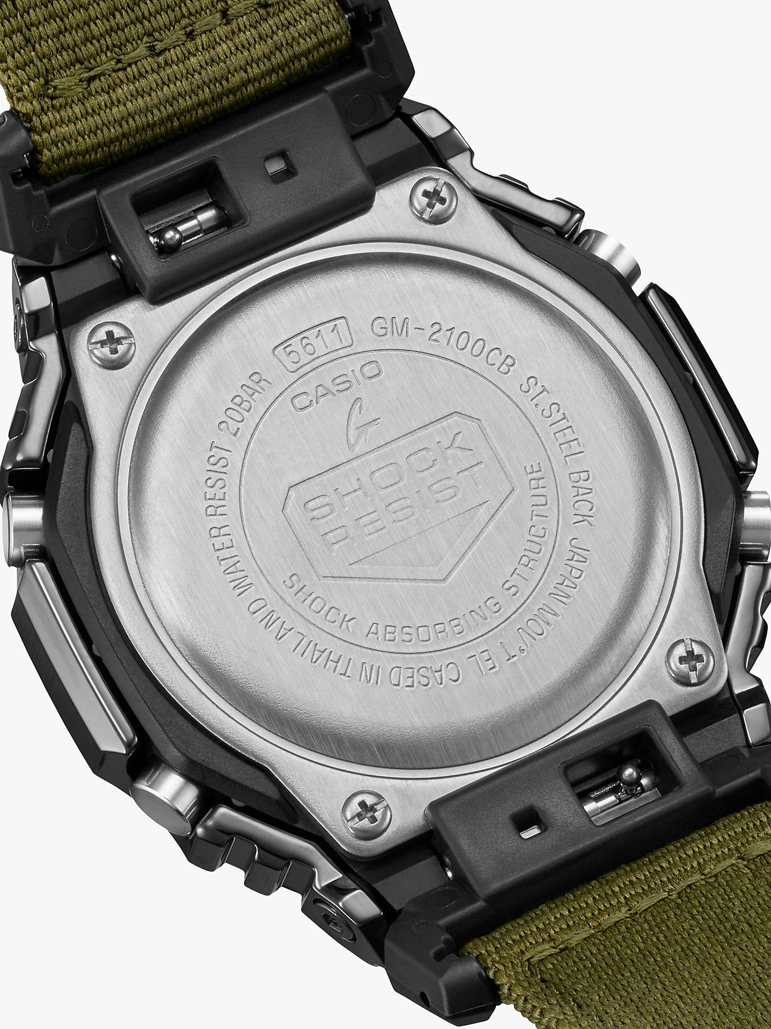 Buy Casio Men's G-Shock Utility Fabric Strap Watch Online at johnlewis.com