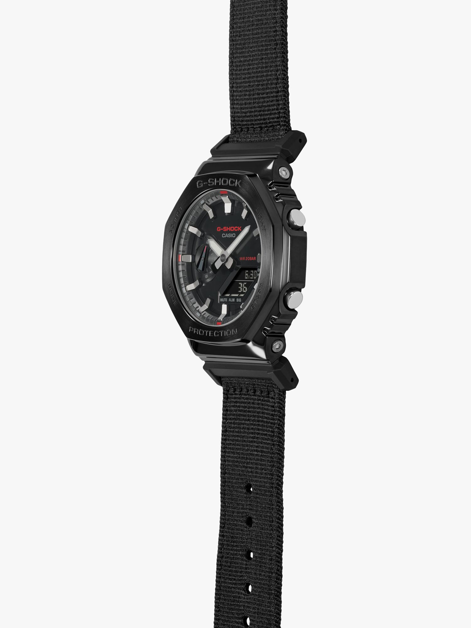 Casio Men's G-Shock Utility Fabric Strap Watch, Black GM-2100CB-1AER
