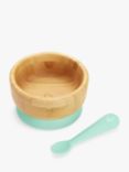 Munchkin Bambou Suction Bowl & Spoon Set, Mint