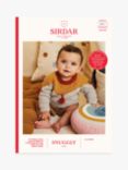 Sirdar Snuggly 4 Ply Baby Tiny Tasseled Sweater Knitting Pattern, 5511