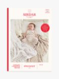 Sirdar Snuggly 2 Ply Baby Pretty Picot Lacy Blanket Knitting Pattern, 5524
