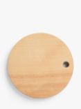 John Lewis Leckford Round Chopping Board, 20cm, Ash Wood