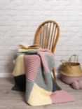 Wool Couture Chequered Blanket Beginners Knitting Kit