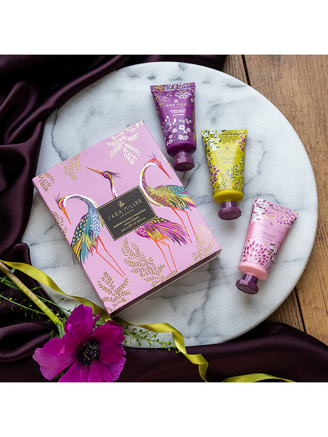 Sara Miller Passion Flower & Frangipani Hand Cream Gift Set 3
