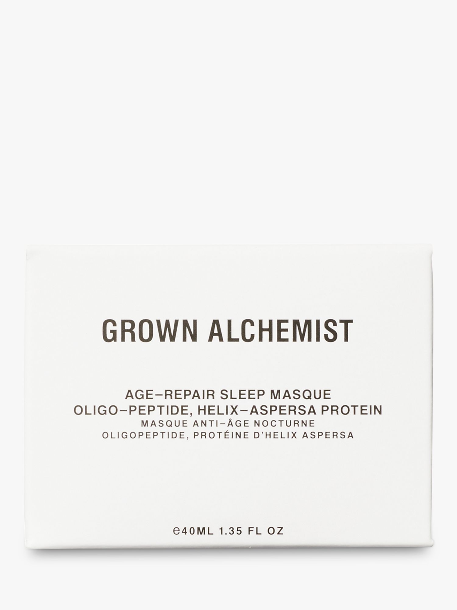 Grown Alchemist Age-Repair Sleep Masque: Oligo-Peptide, Helix-Aspersa Protein, 40ml 2