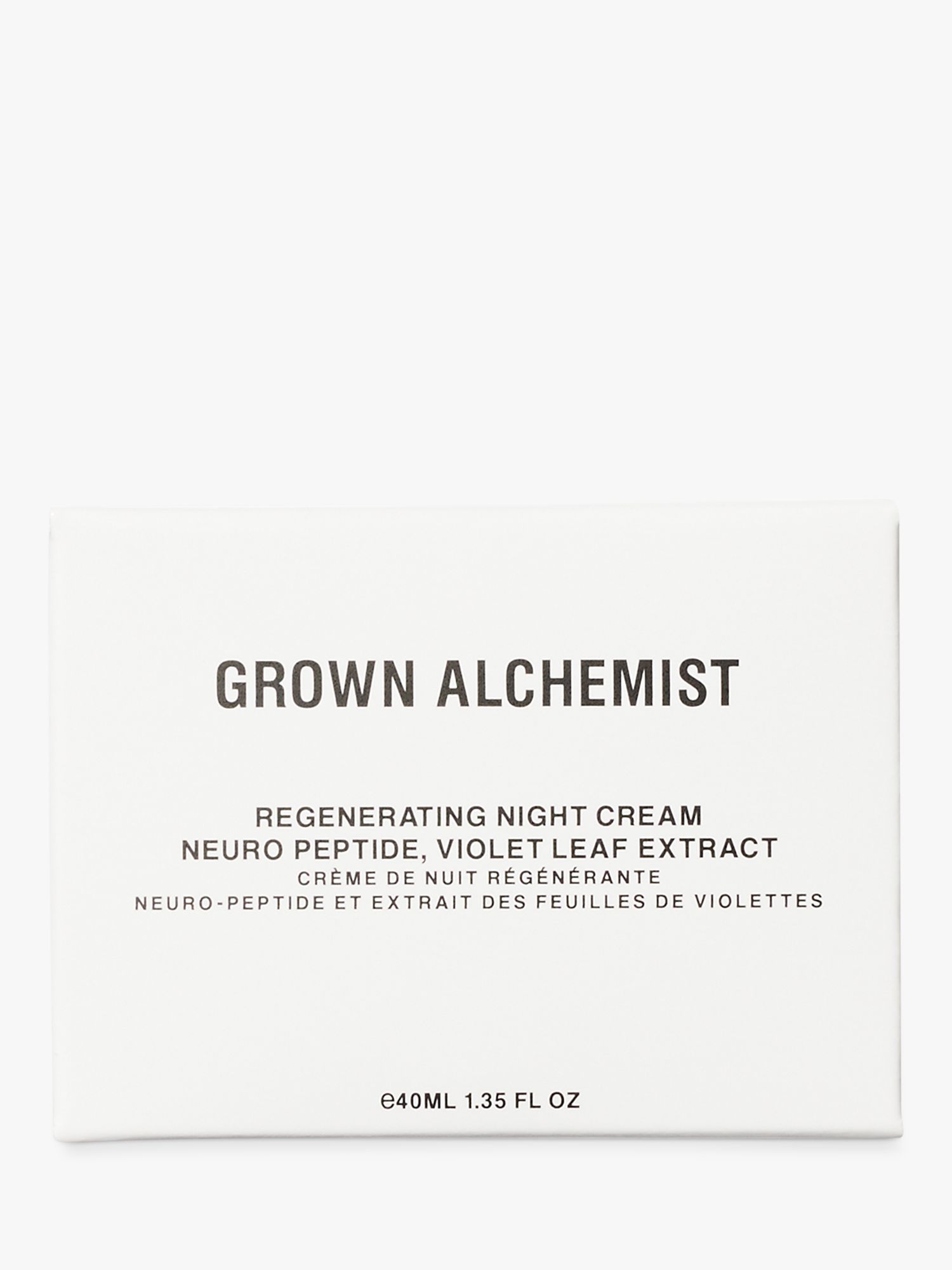 Grown Alchemist Regenerating Night Cream: Neuro-Peptide, Violet Leaf Extract, 40ml 2