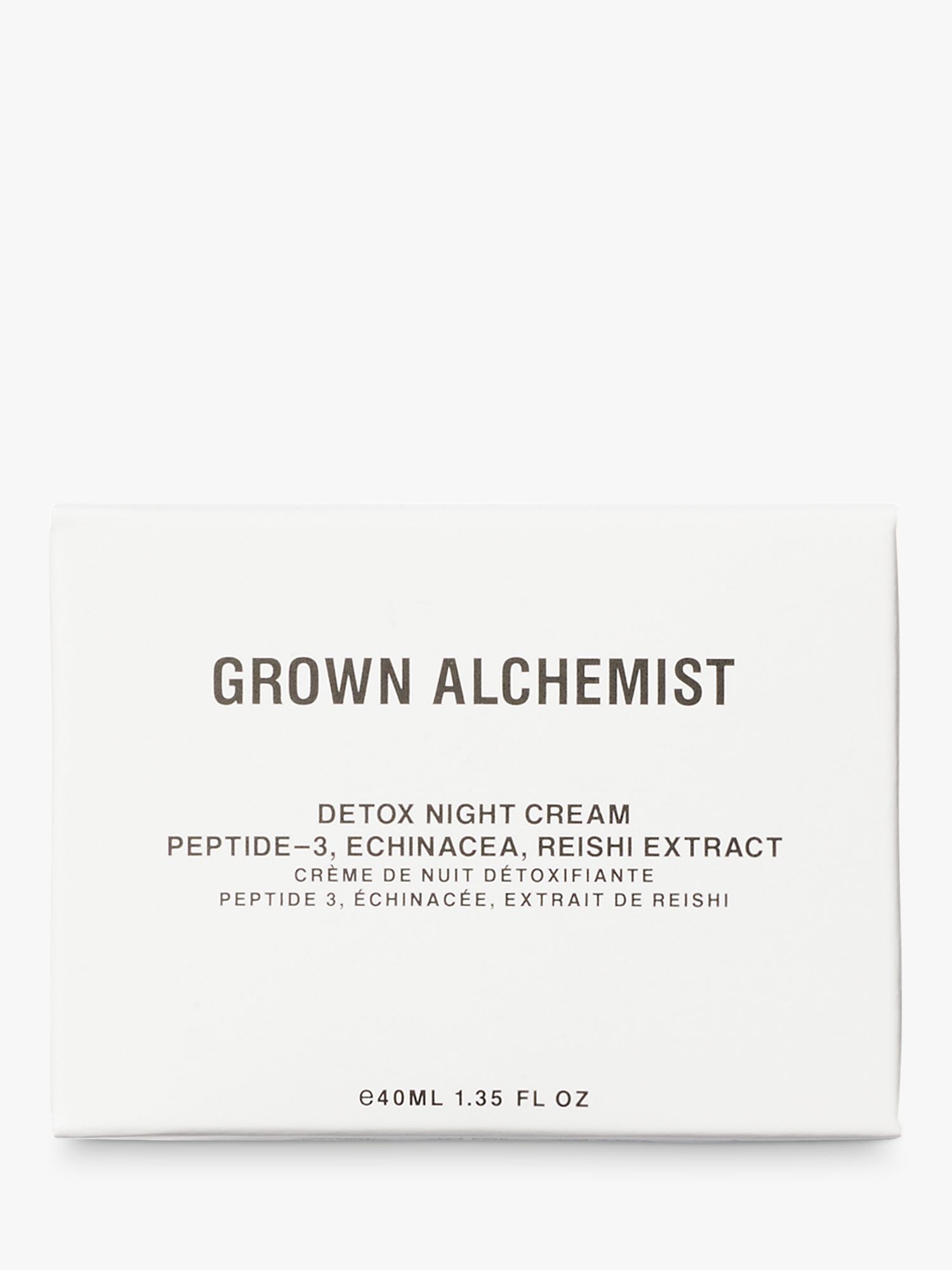 Grown Alchemist Detox Night Cream: Peptide-3, Echinacea, Reishi Extract, 40ml 2
