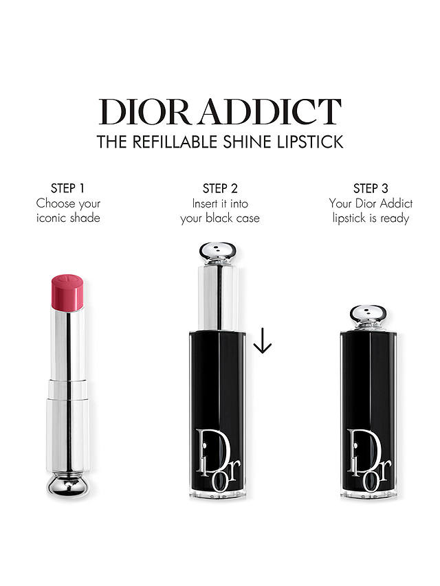 DIOR Addict Shine Refillable Lipstick, 521 Diorelita 6