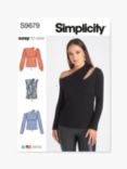 Simplicity Knit Tops Sewing Pattern, S9679