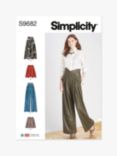 Simplicity Misses' Skirts Trousers and Shorts Sewing Pattern, S9682