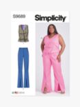 Simplicity Women's Vest and Trousers Sewing Pattern, S9689
