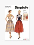 Simplicity Vintage Two Piece Dresses Sewing Pattern, S9676