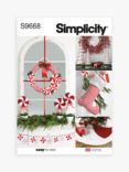 Simplicity Christmas Decorations Sewing Pattern, S9668OS