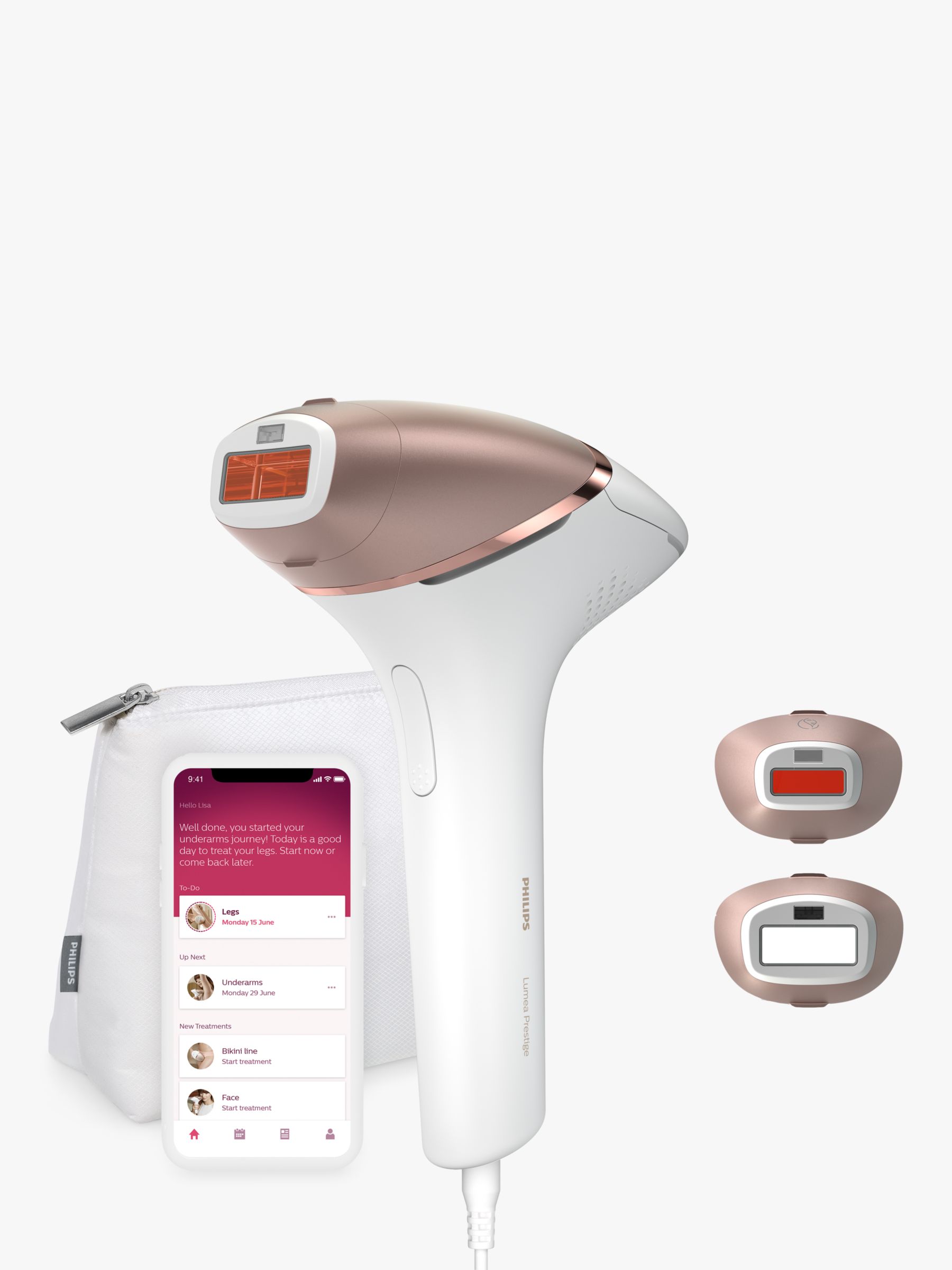 Philips Lumea BRI945/00 8000 Series Corded IPL Hair Remover with 2  attachments for Body 