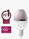 Philips Lumea BRI947/00 IPL 8000 Series Corded IPL Hair Remover with 4 attachments for Body, Face, Bikini & Underarms, White