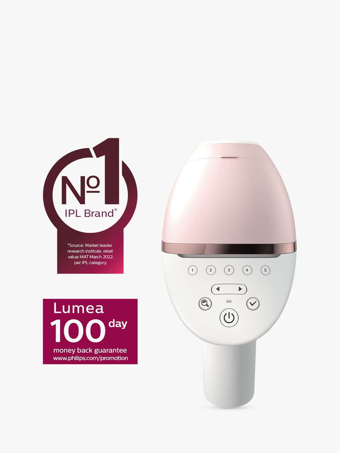 Philips Lumea 9000 Series BRI955/01 Cordless IPL Hair Remover with