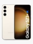 Samsung Galaxy S23+ Smartphone, 8GB RAM, 6.6", Galaxy AI, 5G, SIM Free, 512GB, Cream