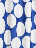 John Lewis ANYDAY Spot Recycled Polyester Shower Curtain, Cobalt