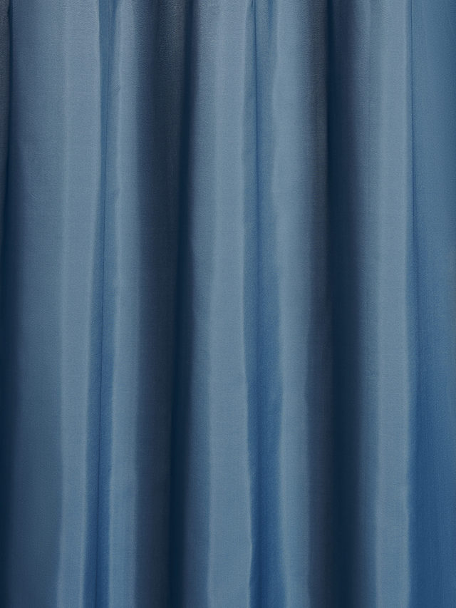 John Lewis ANYDAY Recycled Polyester Shower Curtain, Bluestone