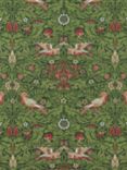 Morris & Co. Bird Tapestry Furnishing Fabric, Tump Green
