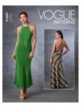 Vogue Misses' Bias Cut Dress Sewing Pattern, V1697F5
