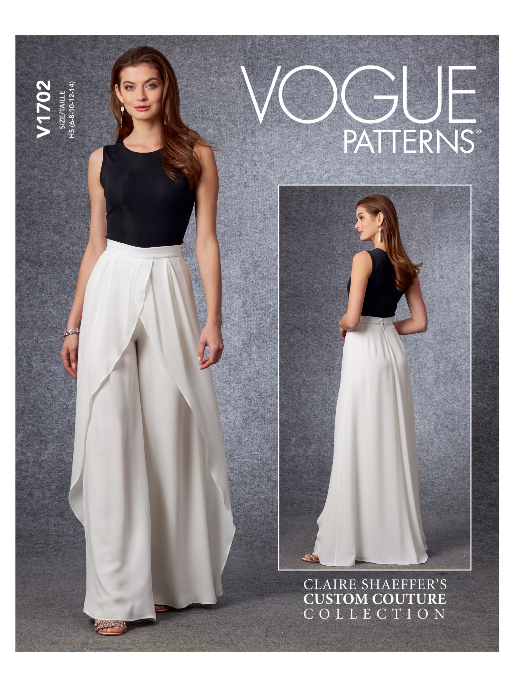 Vogue Misses' Skirt Pants Sewing Pattern, V1702R5