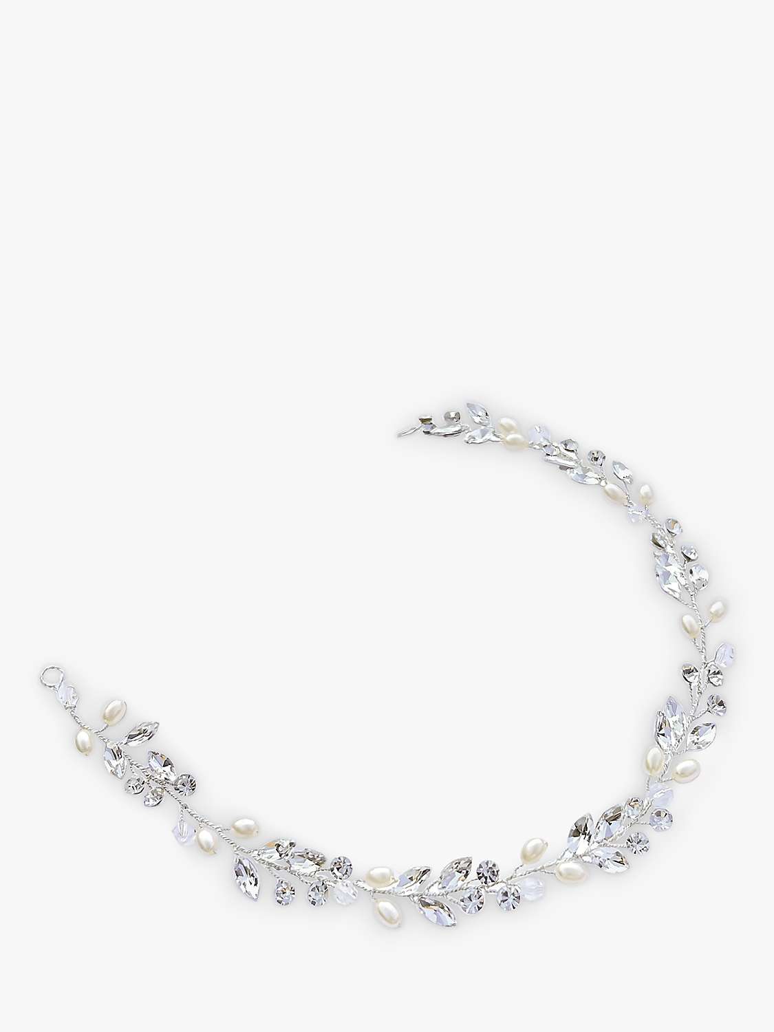 Buy Ivory & Co. Bohemia Silver Plated Crystal Hair Vine, Silver Online at johnlewis.com