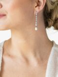 Ivory & Co. Melbourne Crystal & Faux Pearl Drop Earrings