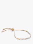 Ivory & Co. Carlisle Faux Pearl Beaded Bracelet, Gold