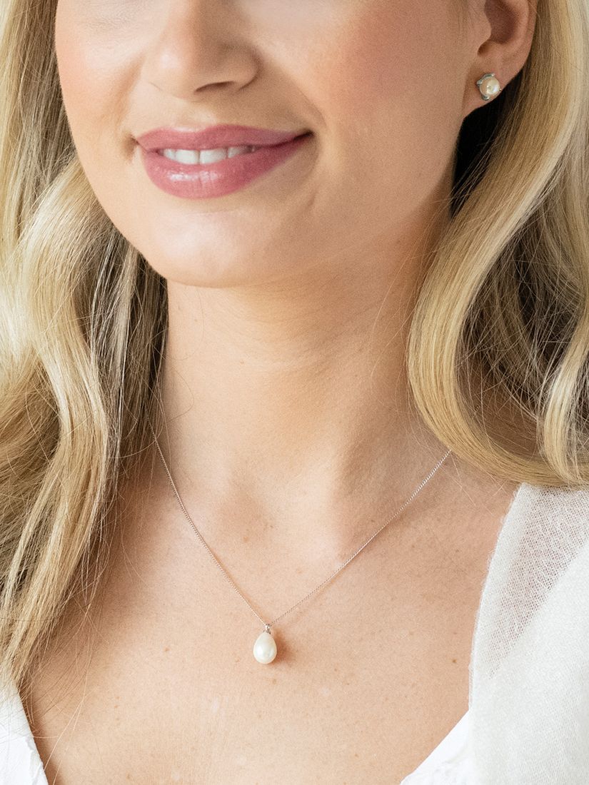 Buy Ivory & Co. Westbury Faux Pearl Pendant Necklace Online at johnlewis.com