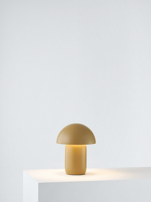John Lewis Mushroom Portable Dimmable Table Lamp, Taupe