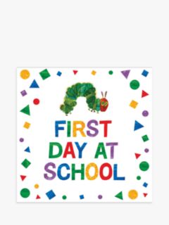 Woodmansterne The Very Hungry Caterpillar First Day at School Card