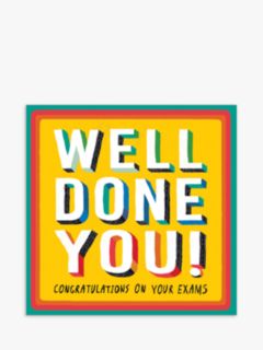 Woodmansterne Well Done You! Exams Card