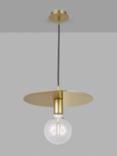 Swoon Collins Top Hat Pendant Ceiling Light, Gold